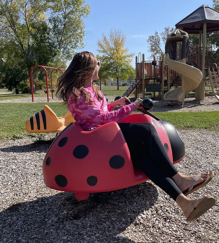 girl playing